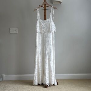 Sézane White Maxi Dress